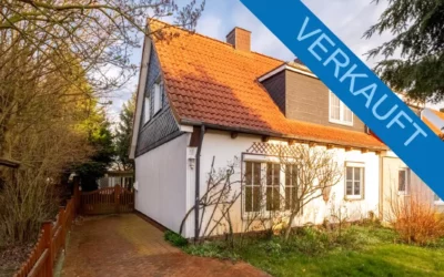 Doppelhaushälfte: Vier Zimmer Ferienhaus nur 300m vom feinsandigen Strand in Grömitz entfernt
