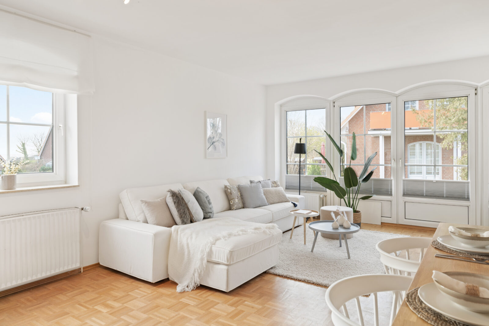 Wohnzimmer nach Homestaging