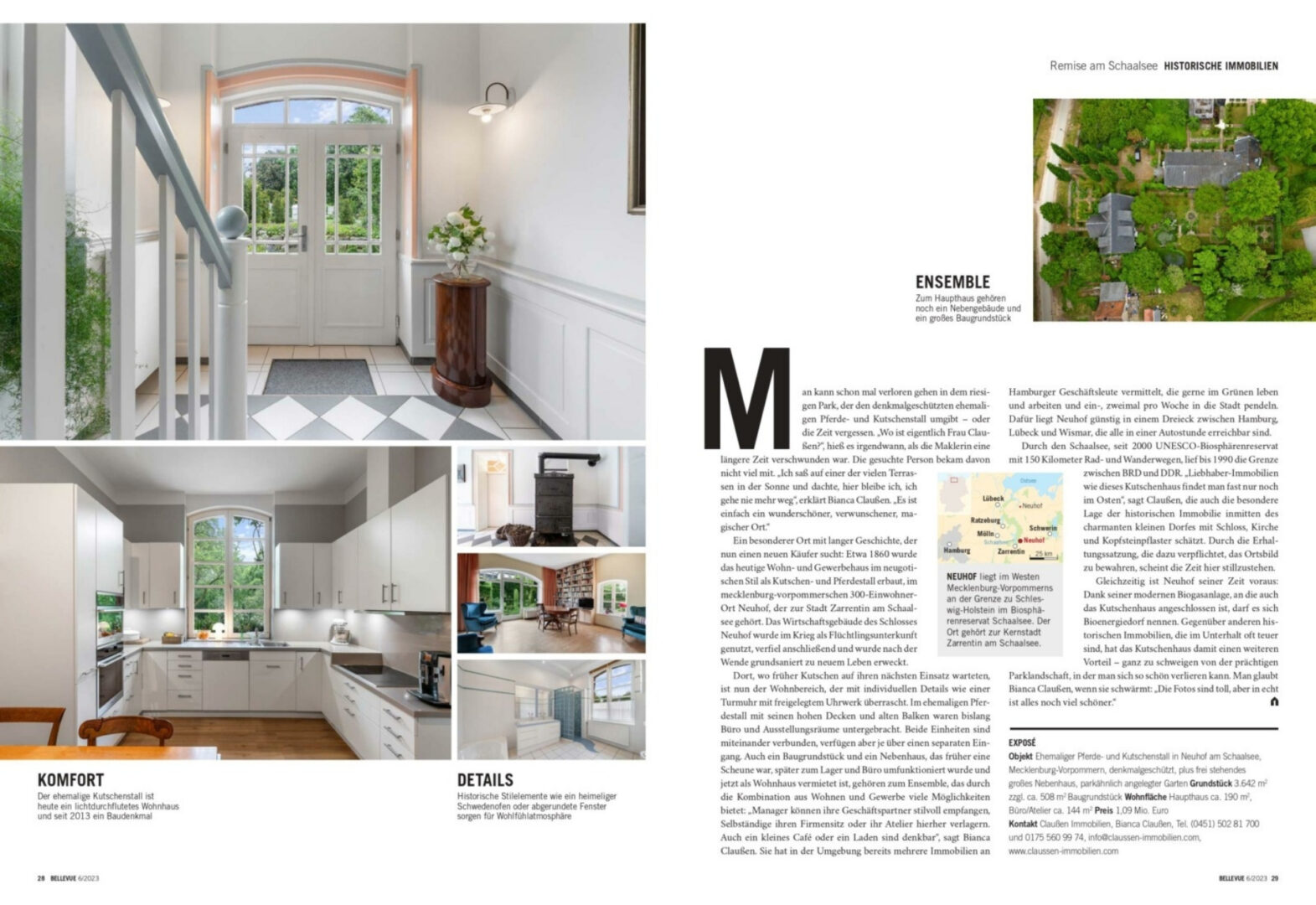 Essbereich mit Homestaging hell und freundlich dekoriert und eingerichtet