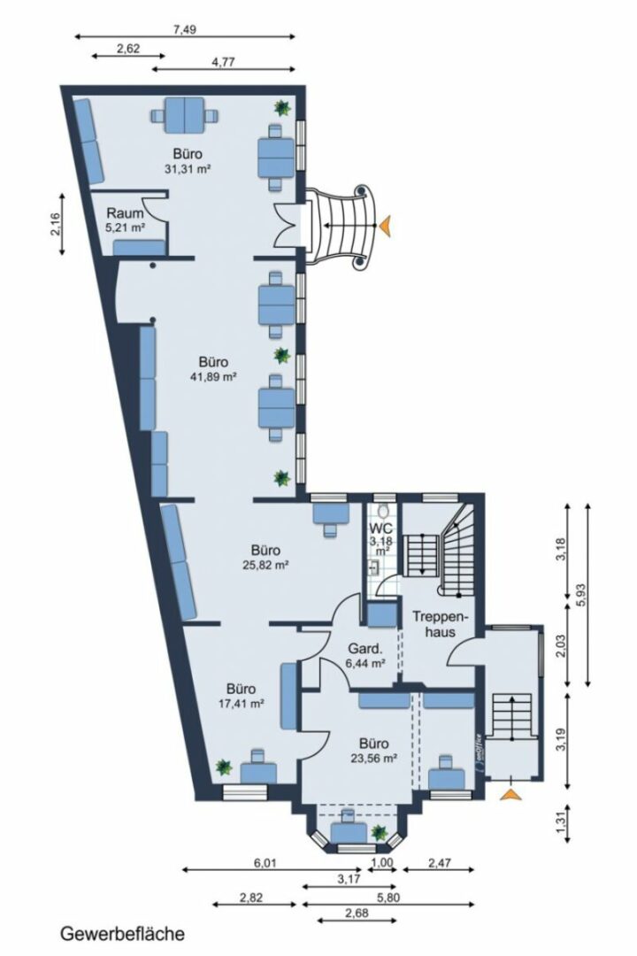 Claussen-Immobilien-Mietimmobilie-Gewerbeflaeche-Katharinenstrasse-Luebeck-Grundriss