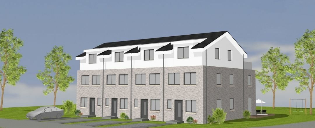 Neubau von 4 Reihenhäusern in Groß Meinsdorf