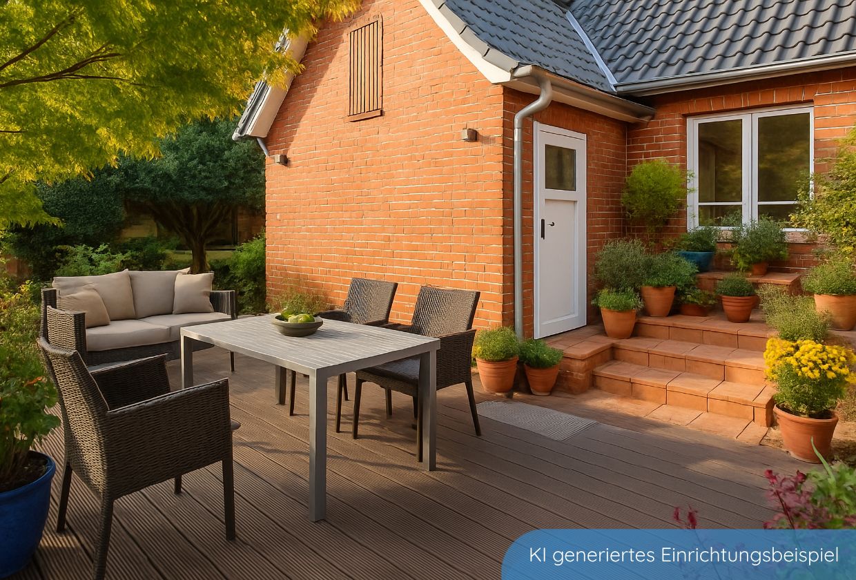 Heiweg Lübeck Terrasse nachher