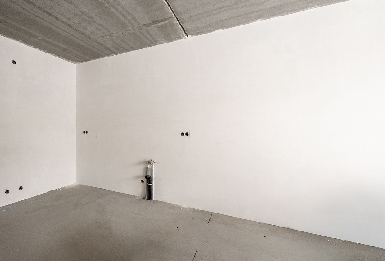 Neubau-Reihenmittelhaus Küche vorher