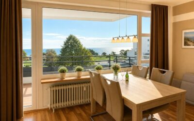 Sehr gepflegte, möblierte Eigentumswohnung mit Ostseeblick und Südbalkon in Grömitz